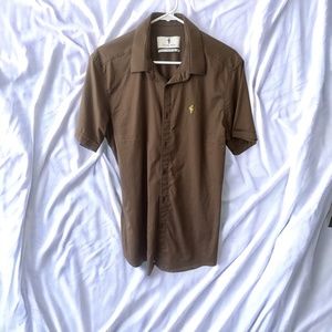 Men's Father Sons short sleeve button up